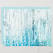 木目ティール（緑がかった色）ホワイトテクスチ素朴ャの切り離し (正面/裏面)