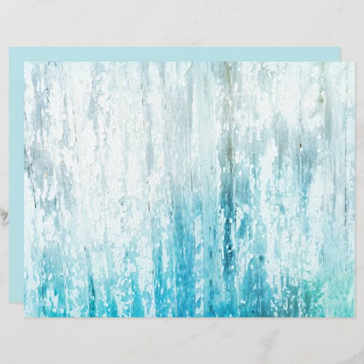 木目ティール(緑がかった色)ホワイトテクスチ素朴ャの切り離し (正面/裏面)