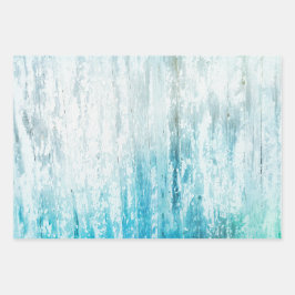 木目ティール（緑がかった色）ホワイトテクスチ素朴ャの切り離し ラッピングペーパーシート