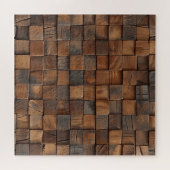 木目テクスチャパズル ジグソーパズル (横)