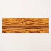 木目テクスチャ背景 ヨガマット (正面(横))