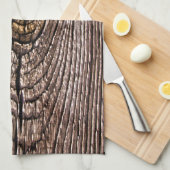 木目テクスチャ キッチンタオル (四つ折り)