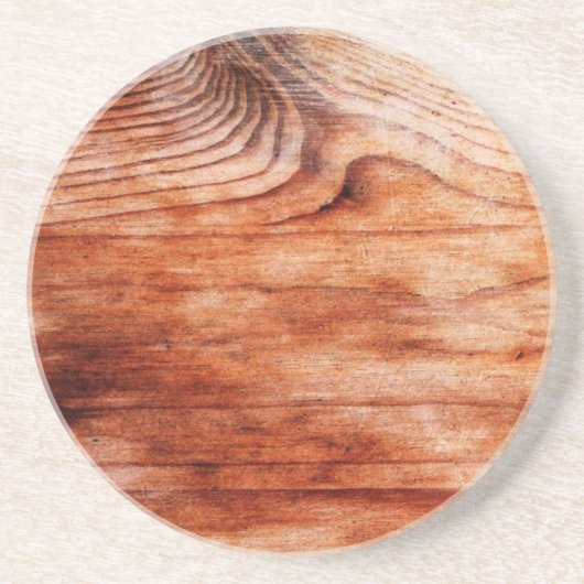 木目テクスチャ コースター (正面)