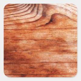 木目テクスチャ スクエアシール