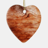 木目テクスチャ セラミックオーナメント (右)