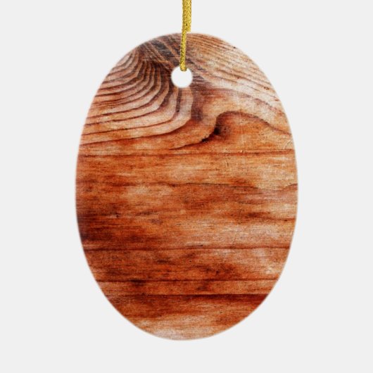 木目テクスチャ セラミックオーナメント (正面)