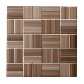 木目テクスチャ タイル (正面)