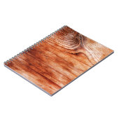 木目テクスチャ ノートブック (左側)