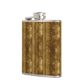 木目テクスチャ フラスク (左)