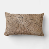 木目テクスチャ ランバークッション (正面)