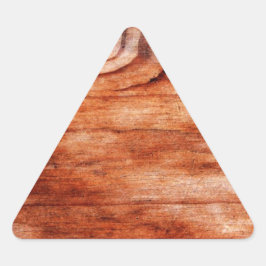 木目テクスチャ 三角形シール