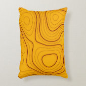 木目テクスチャ、線形抽象背景 アクセントクッション (正面(垂直))