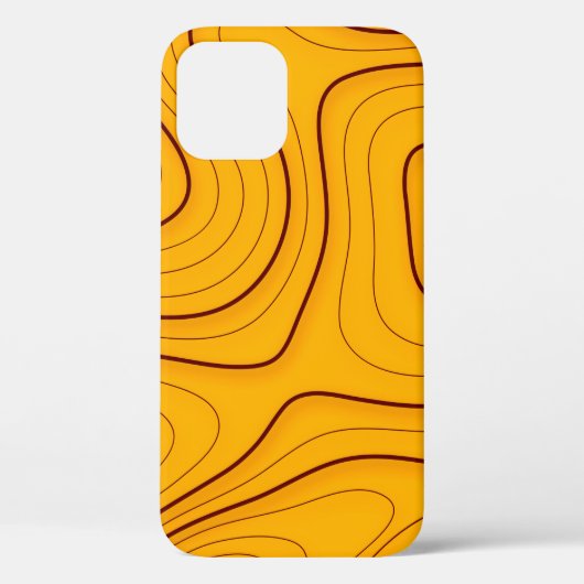 木目テクスチャ、線形抽象背景 Case-Mate iPhoneケース (裏面)