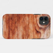 木目テクスチャ Case-Mate iPhoneケース (裏面(横))