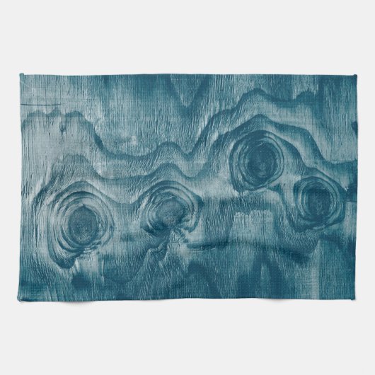 木目ノットテクスチャ キッチンタオル (横)