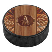 木目パターン アイスホッケーパック (3/4)