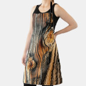 木目パターン エプロン (インサイチュ)