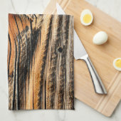 木目パターン キッチンタオル (四つ折り)