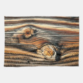 木目パターン キッチンタオル (横)