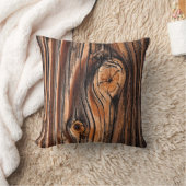 木目パターン クッション (ブランケット)