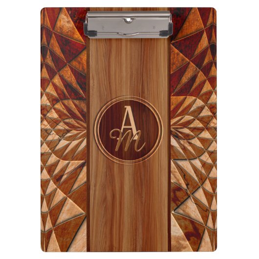 木目パターン クリップボード (正面)