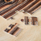 木目パターン ジグソーパズル (側面)