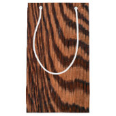 木目パターン スモールペーパーバッグ (正面)