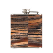 木目パターン フラスク (裏面)