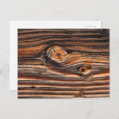 木目パターン ポストカード (正面/裏面)