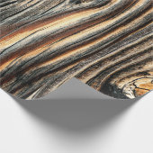 木目パターン ラッピングペーパー (角)