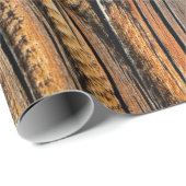 木目パターン ラッピングペーパー (ロールコーナー)