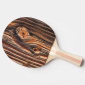 木目パターン 卓球ラケット (横)