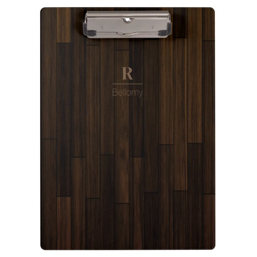 木目パネル クリップボード (正面)
