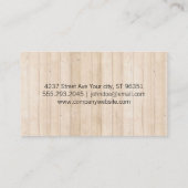 木目パネル 名刺 (裏面)