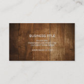 木目パネル 名刺 (裏面)