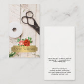 木目パネル |花屋 名刺 (正面/裏面)