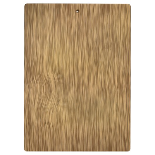 木目パーソナライズされた背景のコーチクリップボフェイクード クリップボード (裏面)