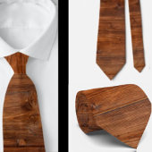 木目フェイクネック男らしタイ素朴クネクタイ ネクタイ