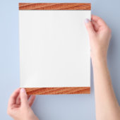 木目フライヤー チラシ (手)