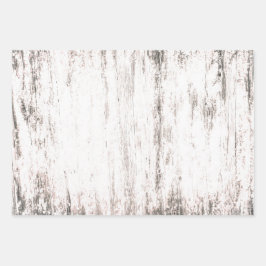 木目ホワイトカントリー素朴テクスチャの切り離し ラッピングペーパーシート