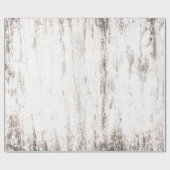 木目ホワイトカントリー素朴テクスチャの切り離し ラッピングペーパー (フラット)