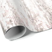 木目ホワイトカントリー素朴テクスチャの切り離し ラッピングペーパー (ロールコーナー)