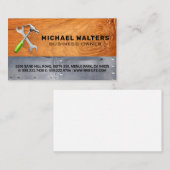 木目メタル |ハードウェアツール 名刺 (正面/裏面)