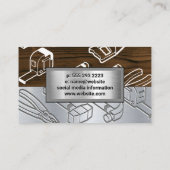 木目メタル | 建築サイト | 注意 名刺 (裏面)