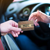 木目モダンプロフェッショナル名刺 名刺