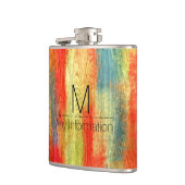 木目モダン抽象芸術 フラスク (左)