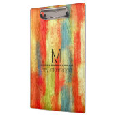 木目モノグラム クリップボード (左)