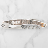 木目モノグラ素朴ム ソムリエナイフ (正面)