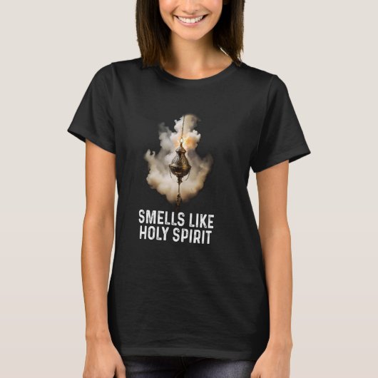 木目ラテ伝統的ンマスカトリック Tシャツ (正面)