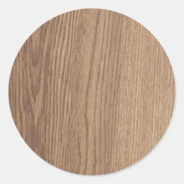 木目丸ステッカー ラウンドシール